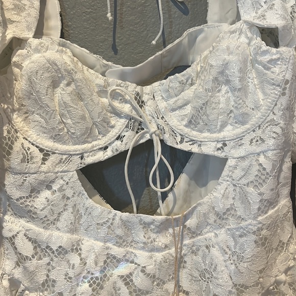 For love and lemons Frances Puff Sleeve Mini Dress NWT - Picture 7 of 15